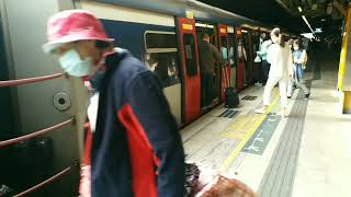 (MLR今年係最後一年在東鐵綫服務) 港鐵東鐵綫12卡 MLR E114/E67(Ex:E68) 駛入及駛離上水站2號月台（已退役）￼