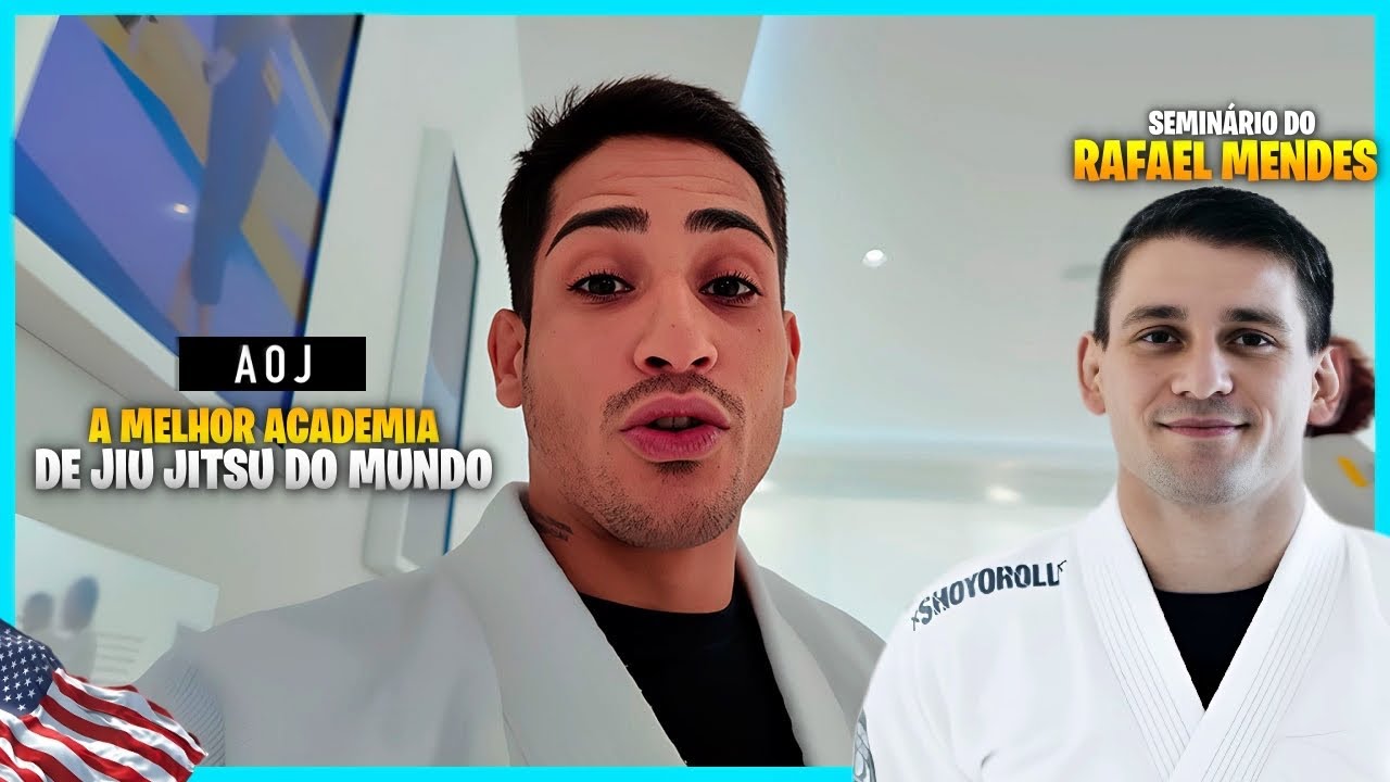 ESSA ACADEMIA DE JIU JITSU NOS EUA PARECE COISA DE FILME! | AOJ (SEMINÁRIO COM RAFAEL MENDES)
