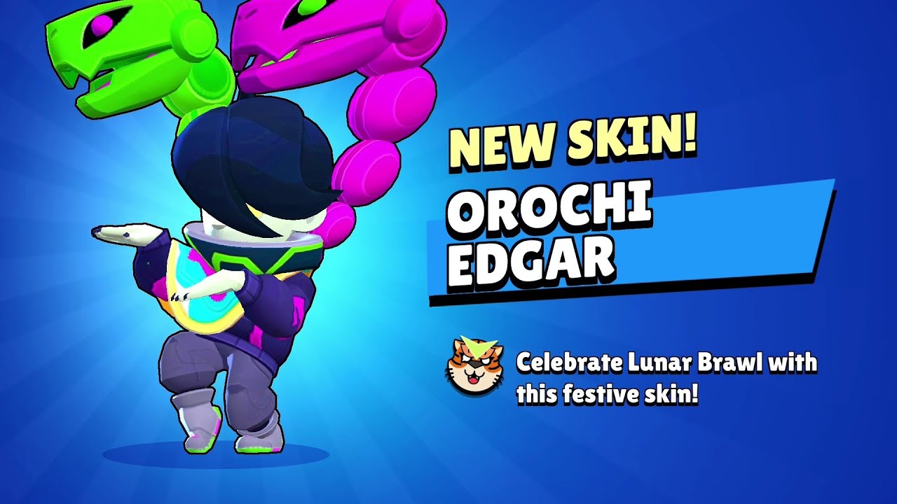 OROCHI EDGAR New Skin  Brawl Stars 