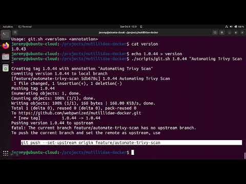 Automating AquaSec Trivy scan with GitHub Action