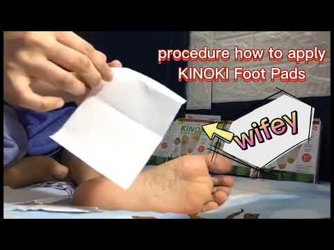 KINOKI Foot Pads#procedure how to apply#model c wifey@Taiwan