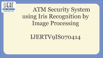 ATM Security System using Iris Recognition by Image Processing
