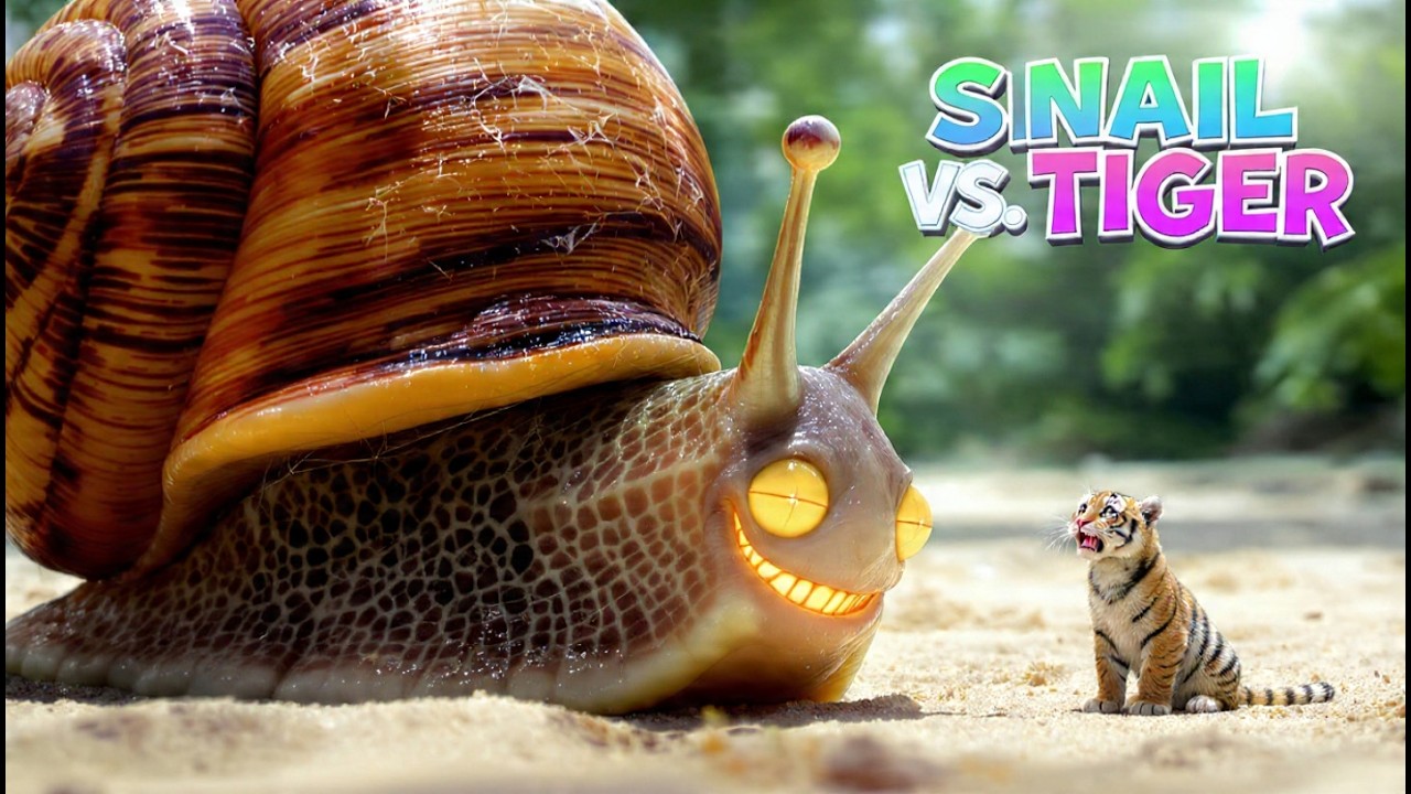 The Real G.O.A.T. of Nature – Snail 🐌🌱