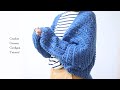 かぎ針編み 高見え模様モモンガカーディガンの編み方 100均毛糸 Crochet Cocoon Cardigan Tutorial