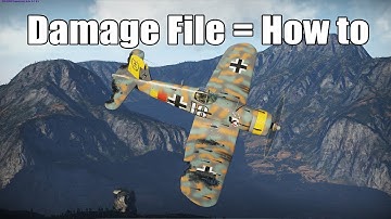 War Thunder - Custom Skins - Damage File - How To.