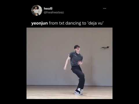 Yeonjun Dancing To 'Deja Vu' By Ateez Yeonjun Txt Ateez Kpop