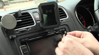 AFD1808-Z01 - Smart Wireless 2 in 1 Qi Car Charger 10W Fast Wireless Charger