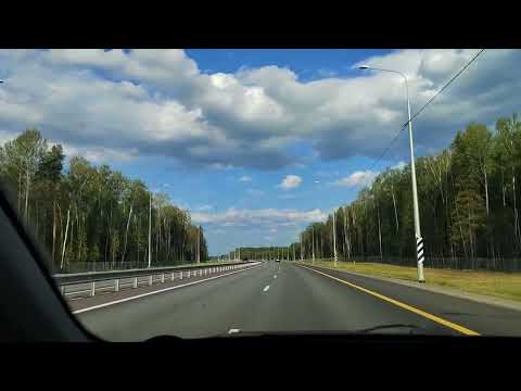 Платная трасса Москва-Казань, готовый участок