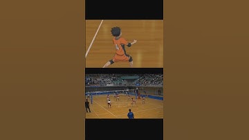 Haikyuu in real life #volleyball #haikyuu #shorts