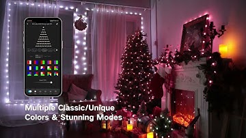 BrizLabs RGB Micro String Lights Pro Series #christmasdecor #holidaydecor #christmaslights