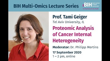 BIH Translation Hub Lecture | Multi Omics | Tami Geiger