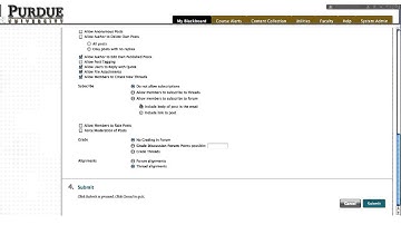 C02 - Creating a Discussion Board in Blackboard Learn