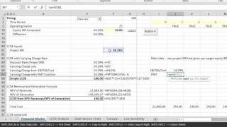 Solar Model LCOE with Three Methods