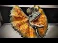 Live Painting a Dilophosaurus Bust Part 1