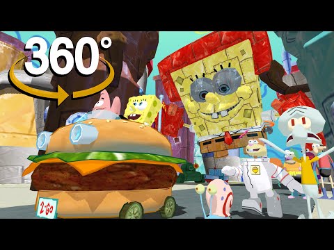 Spongebob Squarepants 360 Plankton S Secret Formula Revenge 3d Vr Game Experience Youtube - bigmac 567 roblox