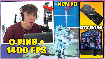 CLIX *FINALLY* Tries NEW RTX 5090 Graphics Card! SMOOTHEST Gameplay with ZERO INPUT DELAY!