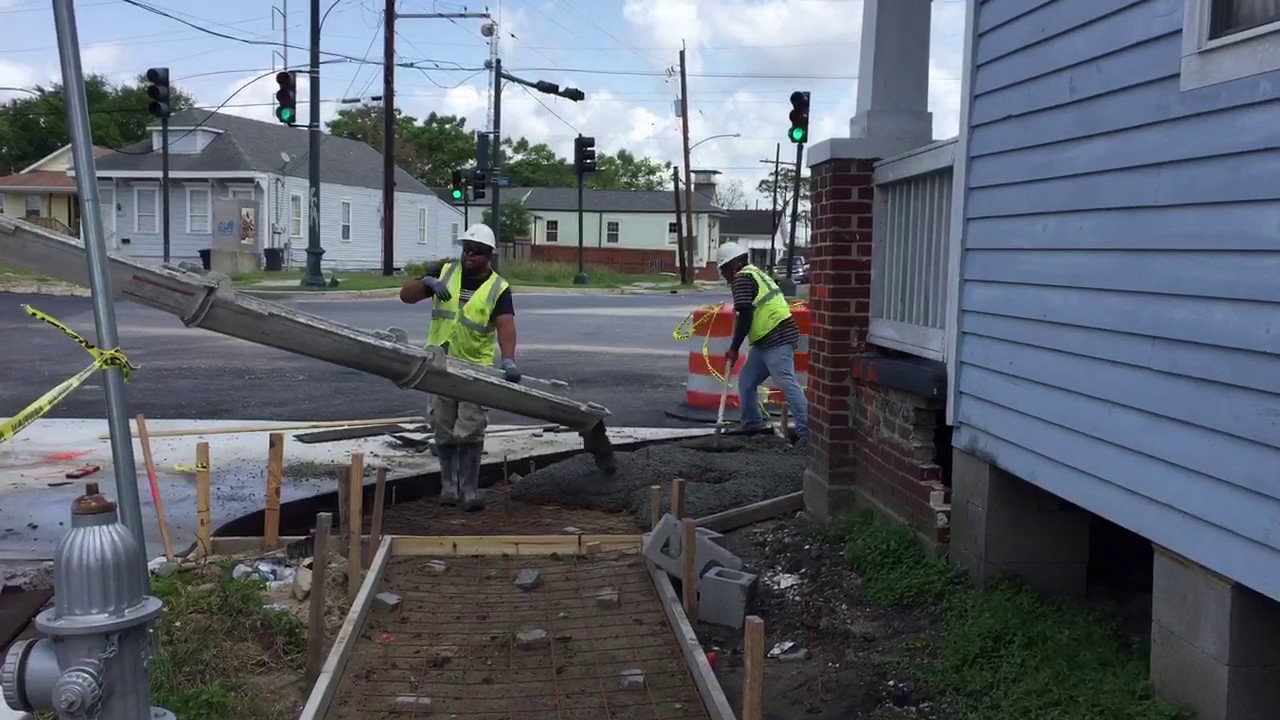 N. Galvez concrete pour -  March 2017