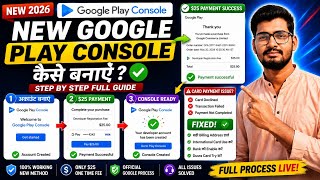 Play Store Developer Account Kaise Banaye 2026 🔥 | transaction declined invalid payment method