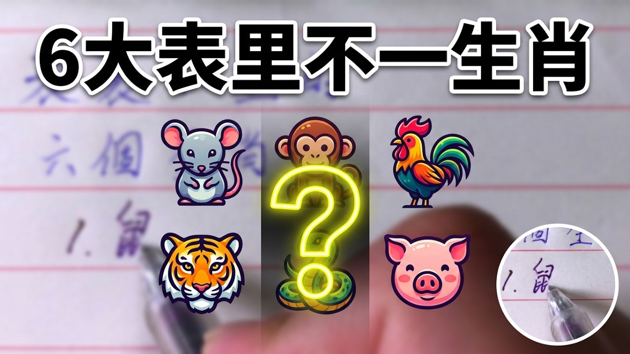 谁在戴着面具?揭秘“表里不一”的 6 大生肖,太准了! - YouTube