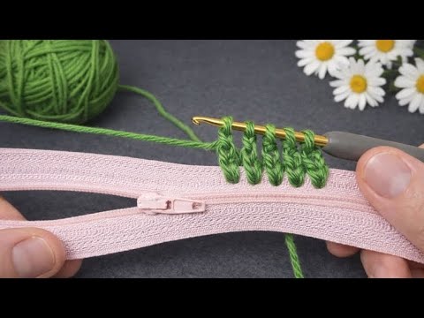 Wow! SUPER 🤩SO EASY EVERYONE CAN DO IT!👍I crochet it for MY ZIPPER and fell in love with the result