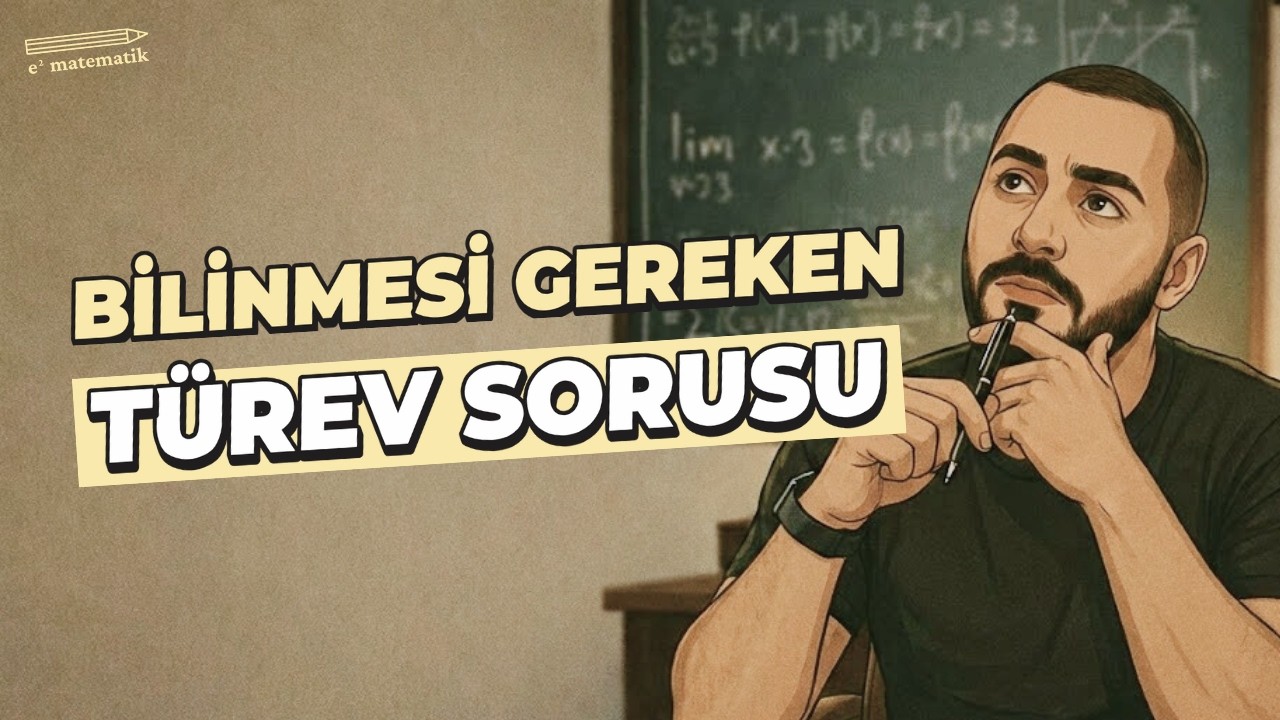 Herkesin Bilmesi Gereken Türev Soru Tipi! | AYT Matematik Derece Soruları
