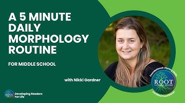 5-Minute Morphology Routine: A Daily Word-Building Activity -Structured Literacy, Science of Reading