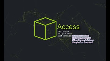 HackTheBox: Access - Difficulty: Easy