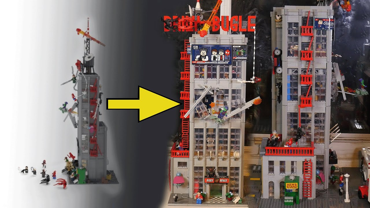 LEGO Daily Bugle (76178) Expansion MOC - YouTube