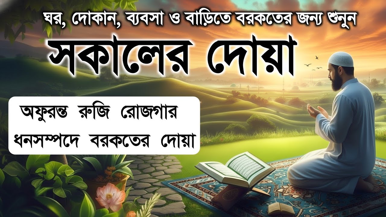 সকালটা শুরু হোক হৃদয় শীতল করা বরকতময় আয়াত দিয়ে। সকালের দোয়া ও জিকির। Morning Dua Full by Alaa Aqel