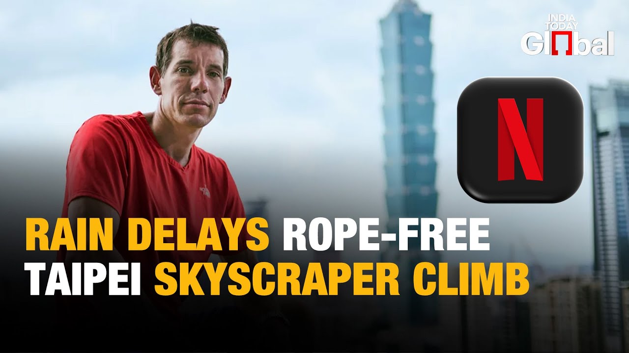 Alex Honnold Delays Rope-Free Taipei 101 Climb Due to Rain, Netflix Event Rescheduled