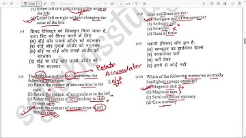 SBTE 2019 MCQ II Digital Electronics & Microprocessor II