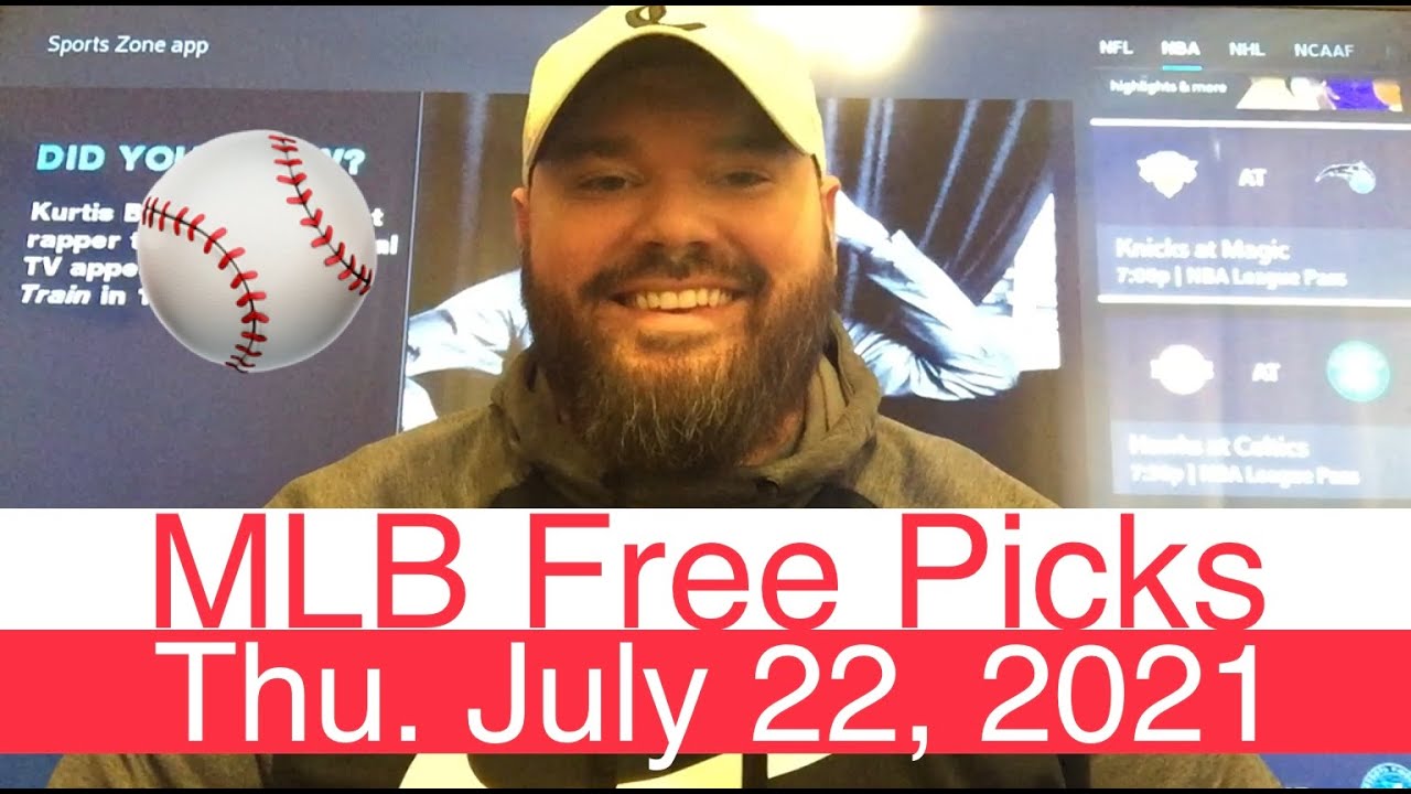 MLB Betting Picks (72221) Free Major League Baseball Predictions