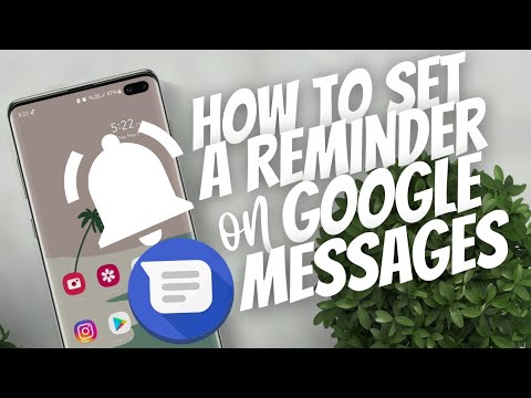 How To Set A Reminder On Google Messages