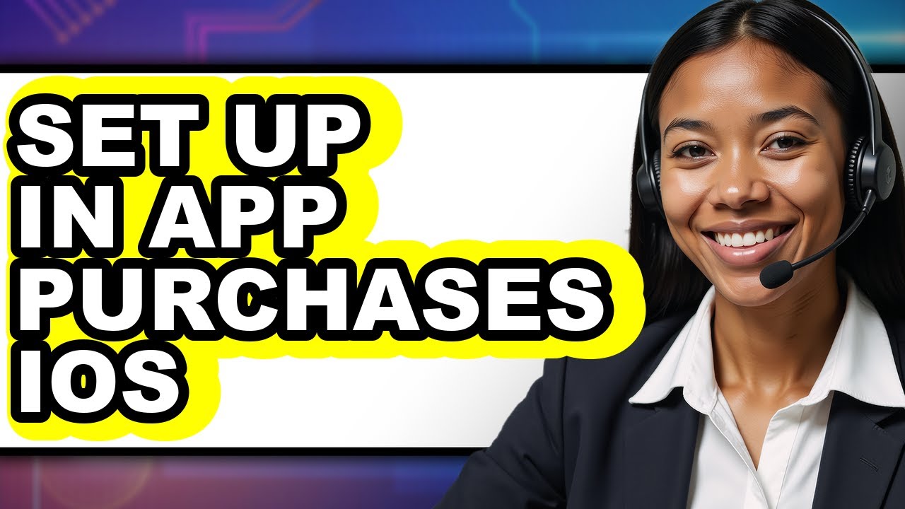 How to Set Up in App Purchases Ios - Step by Step - YouTube