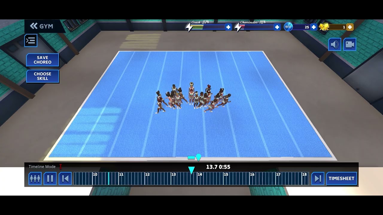 BOW CHOREO WITH 🦈🌊 AQUA 🌊🦈- Level 3 Elite 