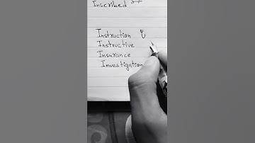 List 1 short forms of Pitman. Instruction, Instructive, Insurance, Investigation. By Sir Mujib.