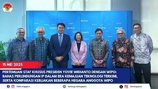 PERTEMUAN STAF KHUSUS PRESIDEN YOVIE WIDIANTO DENGAN WIPO