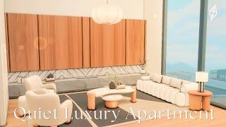 Quiet Luxury Apartment ✨ Sims 4 speed build