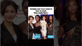 Zendaya and Coco Jones then and now 2012 to 2026 #Zendaya #CocoJones