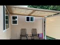 DIY Easy Backyard shade canopy under 50 $ - Pergola diy