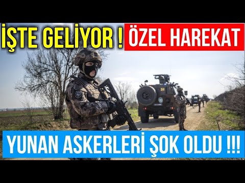 PÖH'ler Yunanistan Sınırında Yiğitler Görevde....