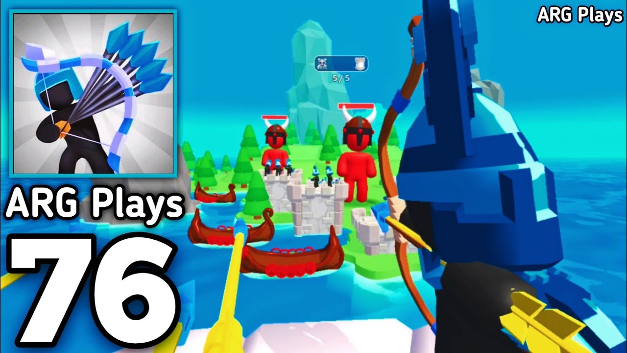 Merge Archers - Bow and Arrow Max Level Gameplay Walkthrough Part 76