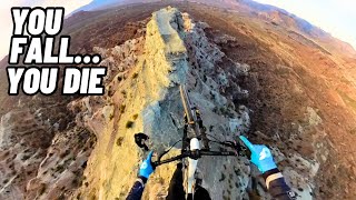 Riding The CRAZIEST Freeride Line In The World!