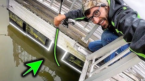 BIG FISH HIDING under DOCK!! (SKIPPING LURES)