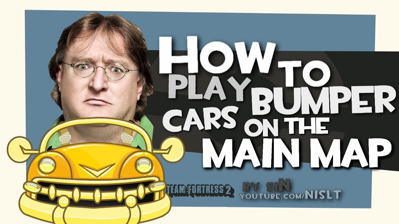 TF2 How to play bumper cars on the main map (Glitch/Scream Fortress