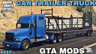 GTA SA MOBILE HD GRAPHICS MODS - CAR TRANSPORT TRAILER TRUCK 117