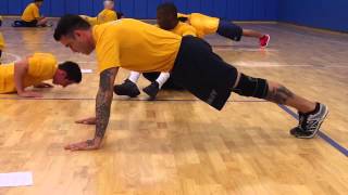 NAS Sigonella hosts a Command Fitness Leader class