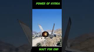 Hydra Fighter Jet vs Police Chase in GTA 5 🚔✈️