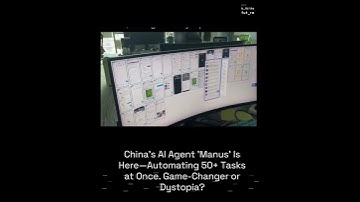 This Changes Everything ...China’s New AI Agent Is Doing 50 Jobs at ONCE | #china #robot #tech
