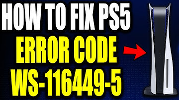 How To Fix PS5 Error Code WS-116449-5 "This service is currently under maintenance" PS5 Easy Fix!